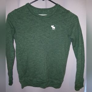 Abercrombie kids little boy size 7/8 sweater hunter green